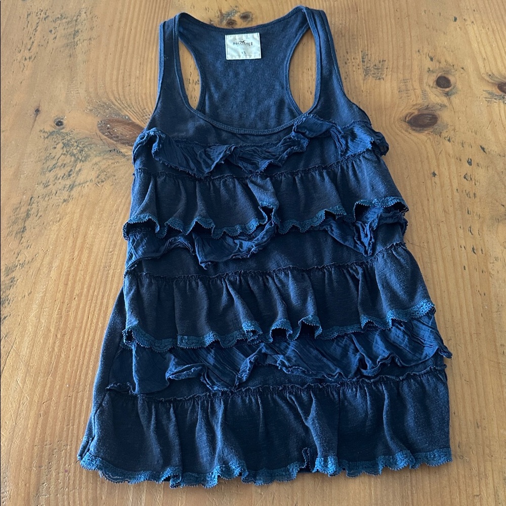 Hollister Navy Blue Tank Top